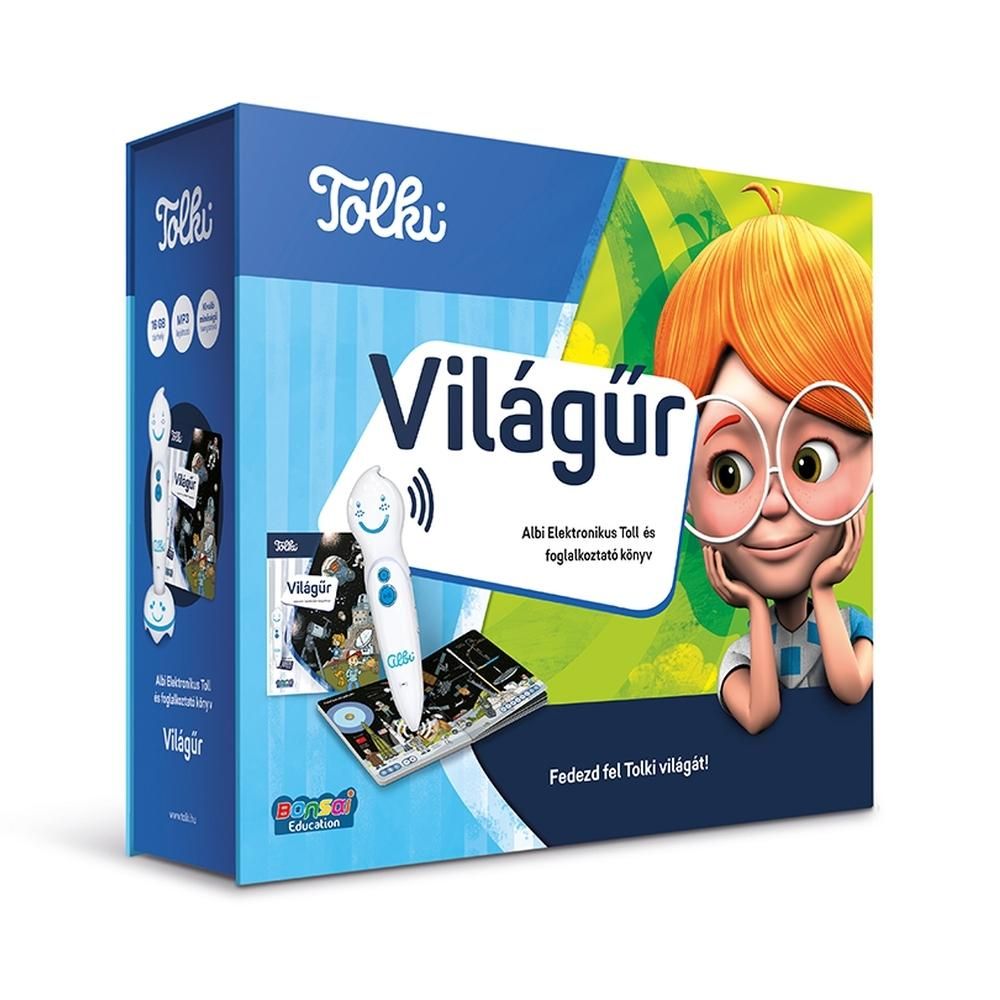 Tolki Interaktív foglalkoztató könyv tollal készletben - Világűr