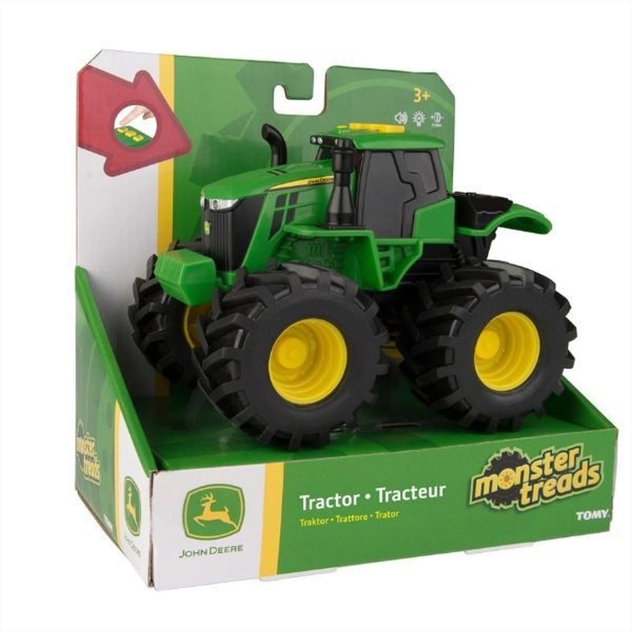 Tomy John Deere traktor hanggal és fénnyel