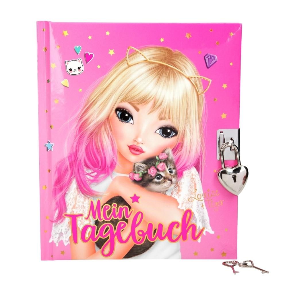 TOPModel Cicás rózsaszín napló lakattal