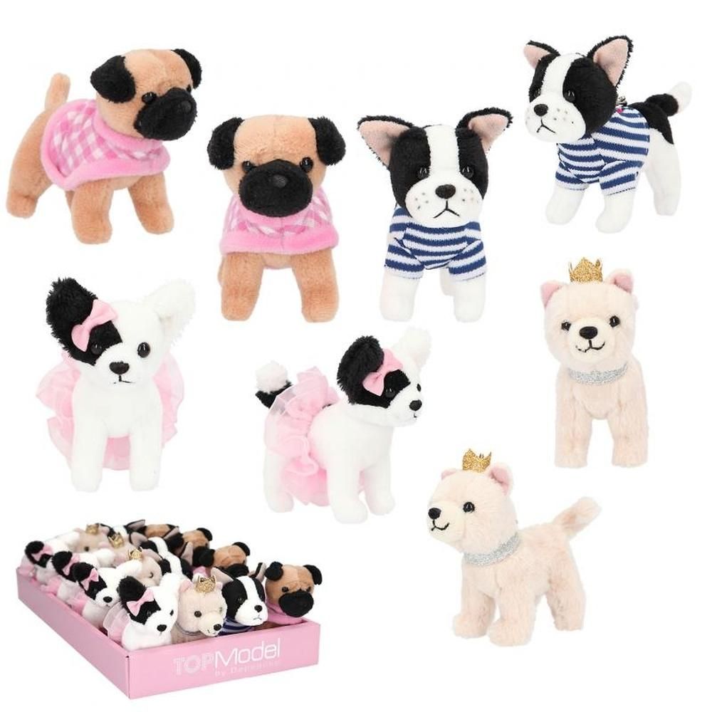TOPModel Doggy plüss klucstartó (többféle)
