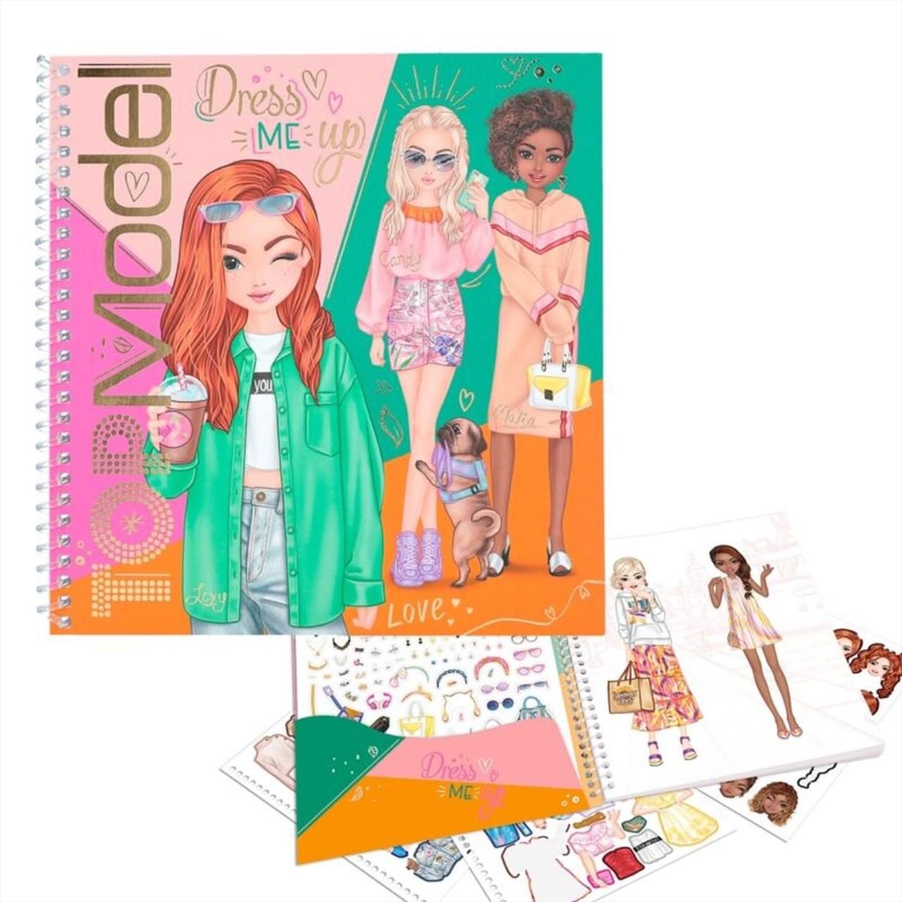 TOPModel Dress Me up matricás füzet