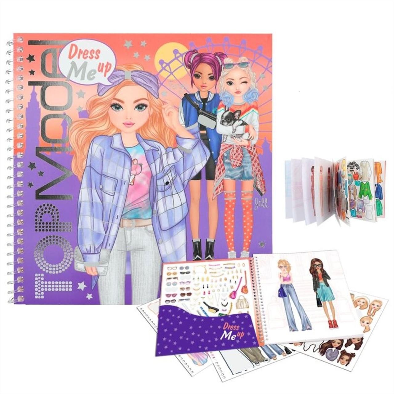 TOPModel Dress Me Up matricás ruhatervező