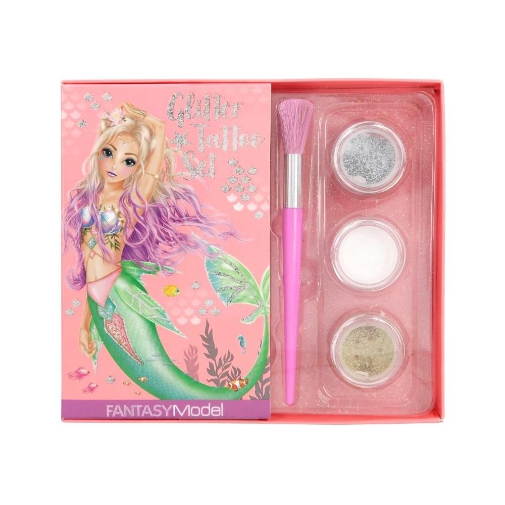 TOPModel Fantasy Model Mermaid csillámtetováló készlet