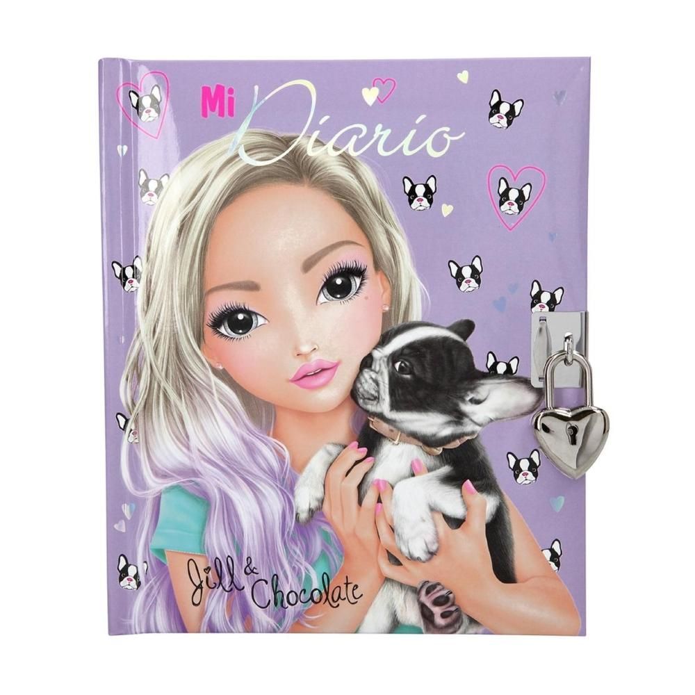 TOPModel Kutyusos lila napló lakattal