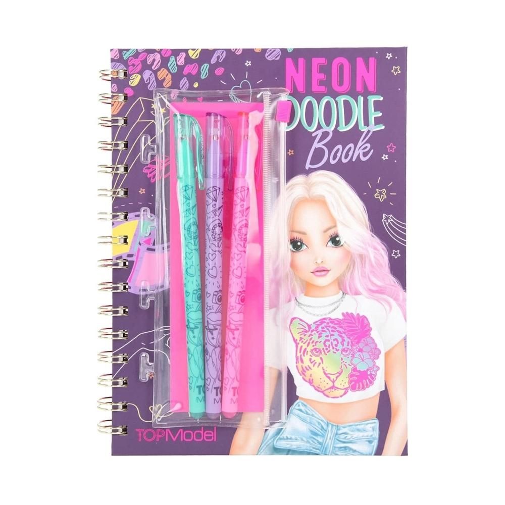 TOPModel Neon Doodle könyv zseléstoll szettel