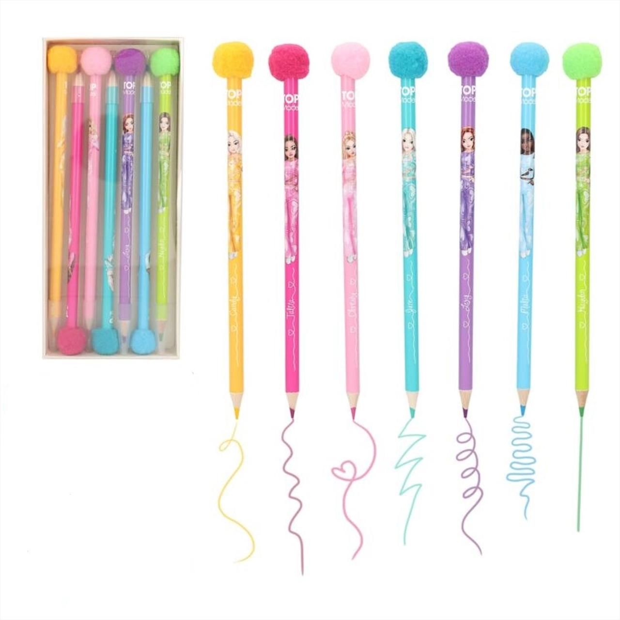 TOPModel Pomponos színesceruza készlet