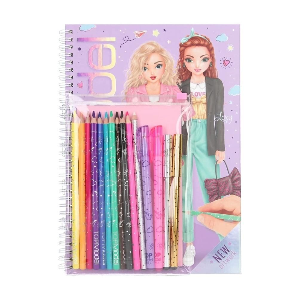 TOPModel Ruhatervező írószer készlettel