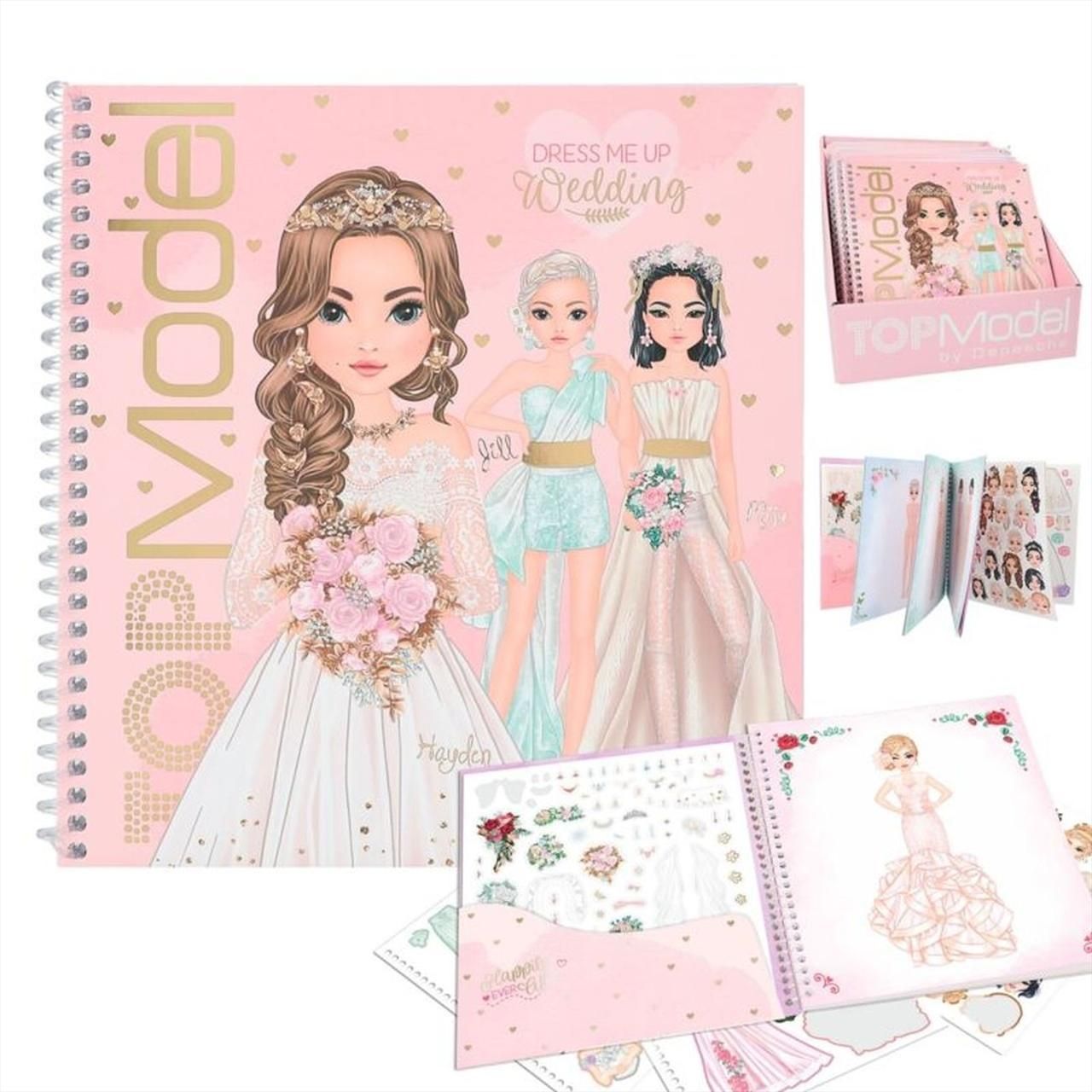 TOPModel Wedding Dress Me Up matricás füzet