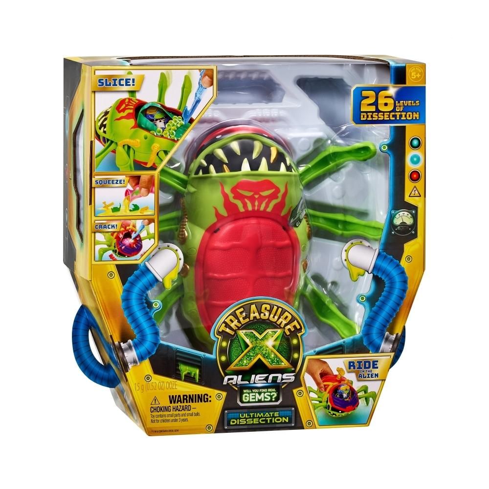 Treasure X Aliens játékszett - boncolás
