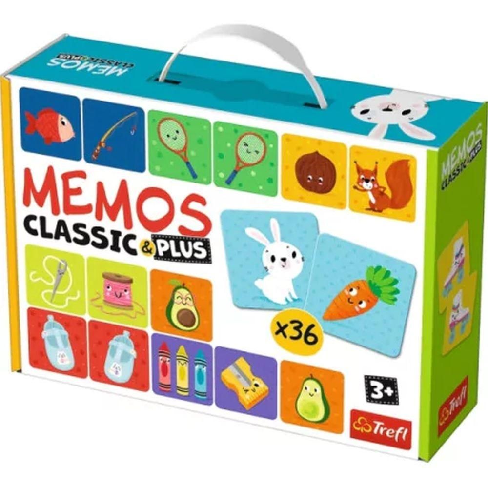 Trefl Classic&Plus Memóriajáték 36 db - Különleges párok