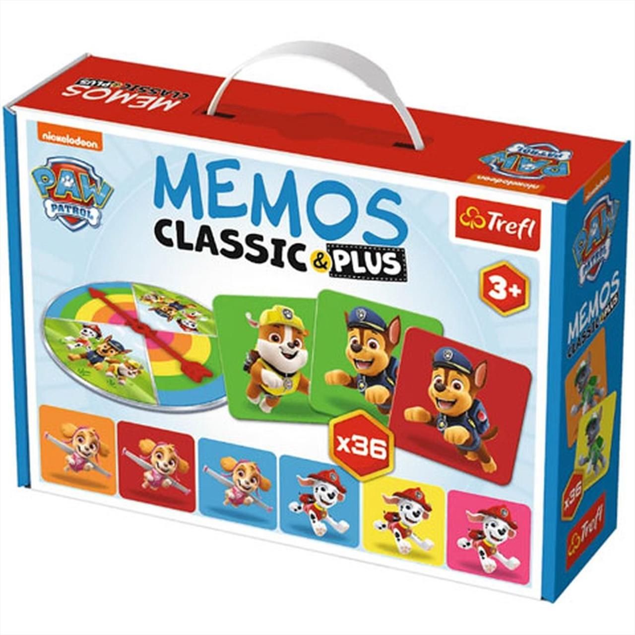 Trefl Classic&Plus Memóriajáték 36 db - Mancs őrjárat