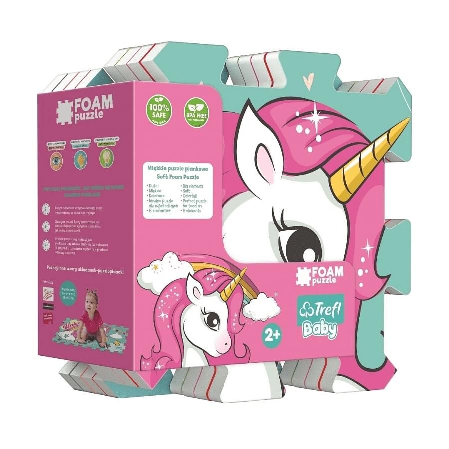 Trefl Habszivacs szőnyeg puzzle - Unikornis