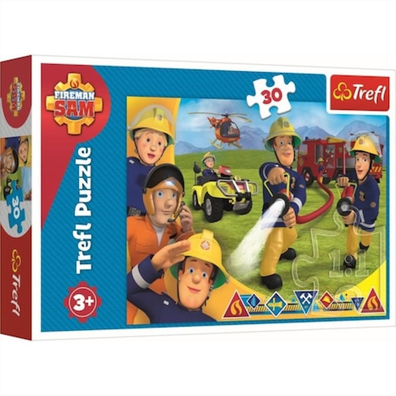 Trefl puzzle 30 db - Sam, a tűzoltó