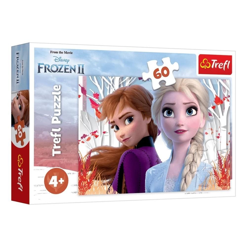 Trefl puzzle 60 db - Jégvarázs 2 Anna és Elsa elvarázsolt világa