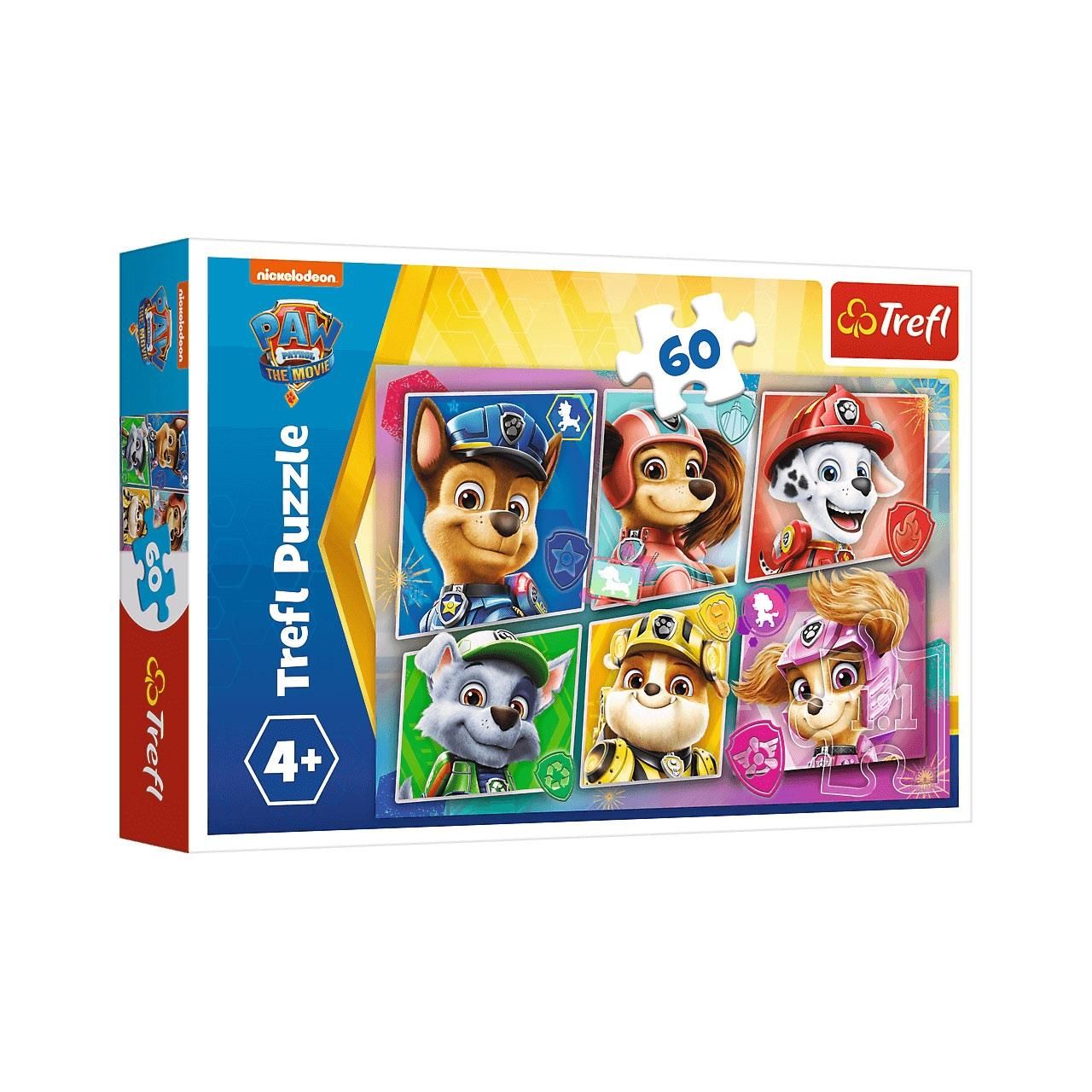 Trefl puzzle 60 db - Mancs őrjárat portrék