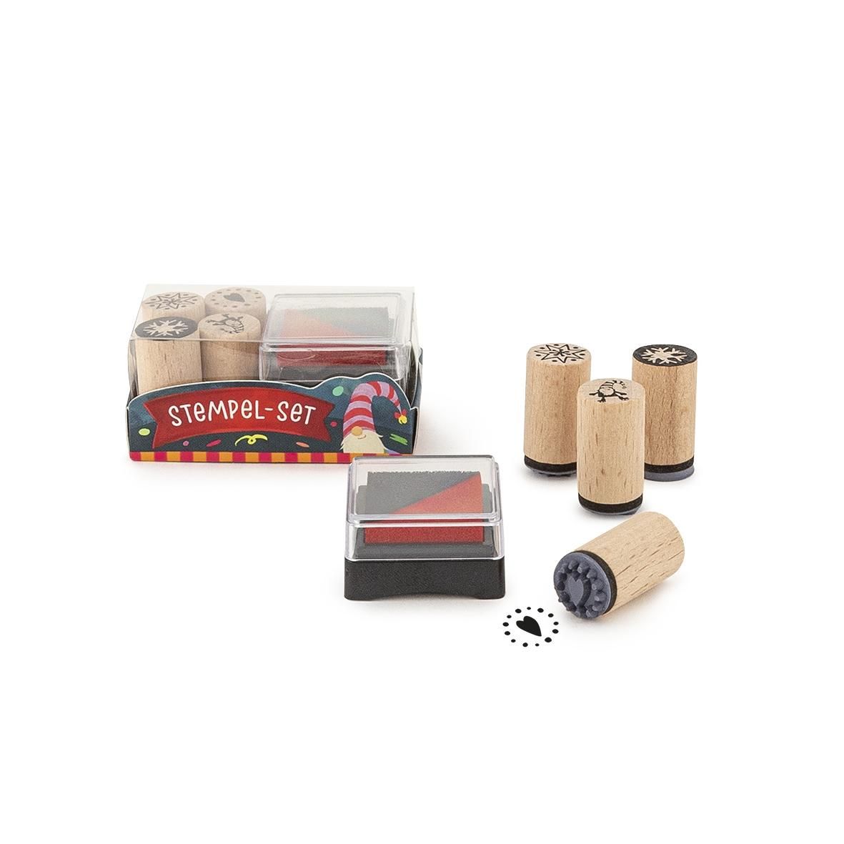 Trendhaus Karácsonyi mini bélyegző készlet, 5db-os