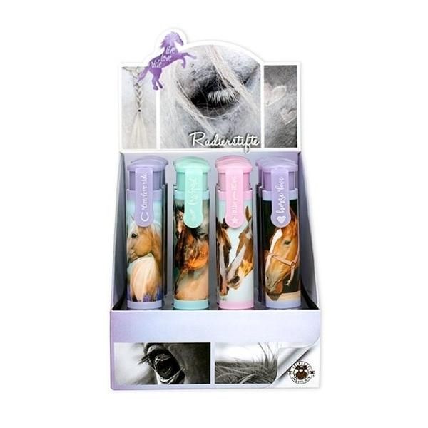 Trendhaus Természet pillanatai lovas radírtoll, 4 féle