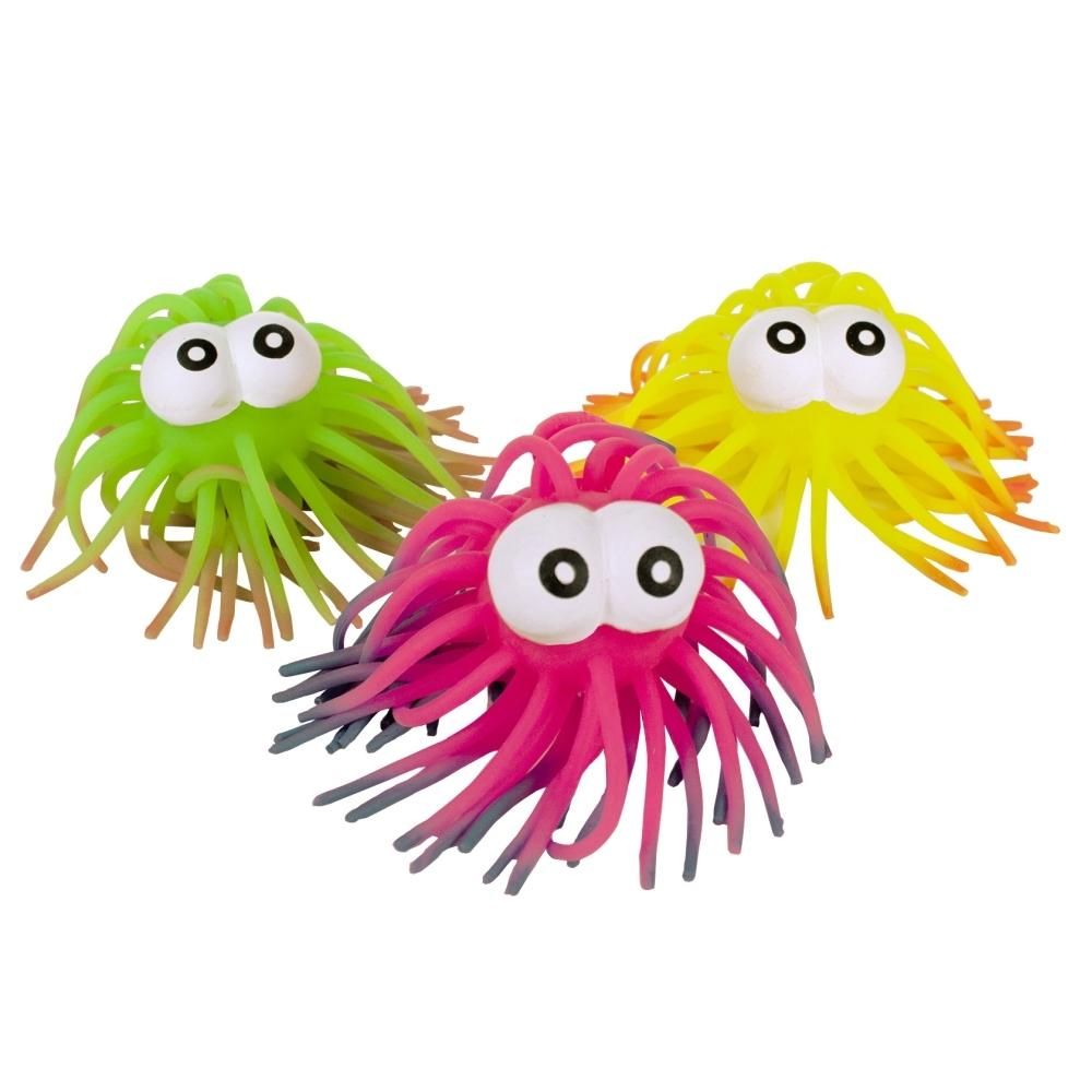 Trendhaus Világító bolyhos gumilabda, 3 féle