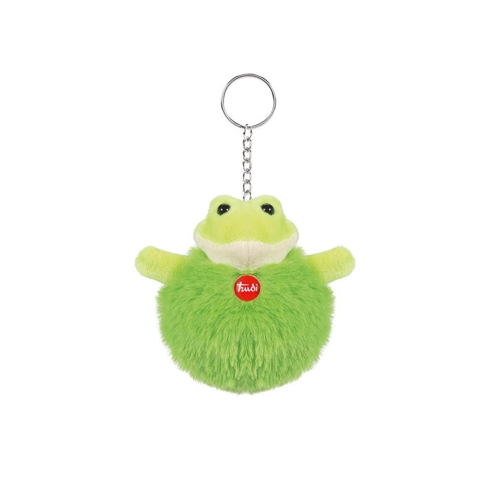 Trudi állatos plüss gombóc kulcstartók - béka