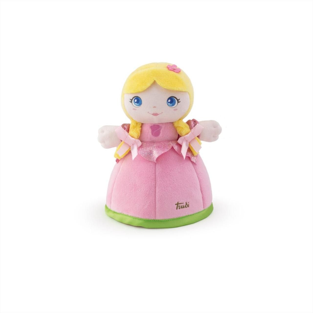 Trudi Rózsaszín plüss baba, XS méretű