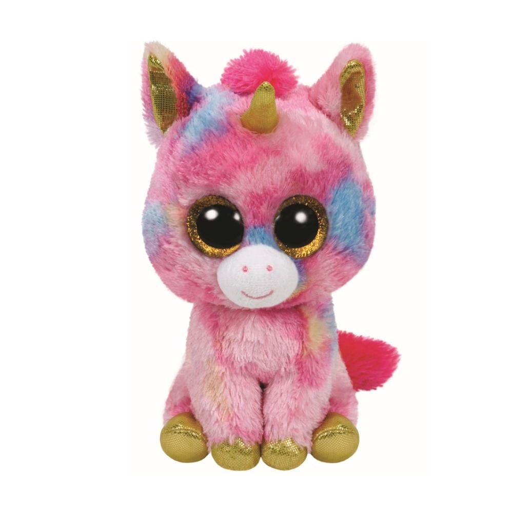 TY Plüss Beanie Boos, 24 cm - Fantasia sokszínű unikornis