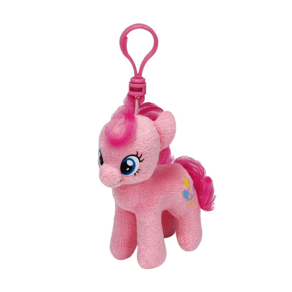 TY Plüss Clip My Little Pony, 11 cm - Pinkie Pie póni