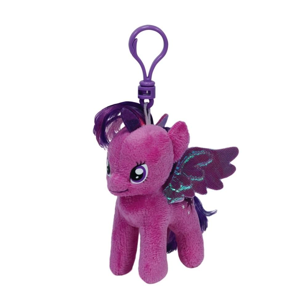 TY Plüss Clip My Little Pony, 11 cm - Twilight Sparkle póni