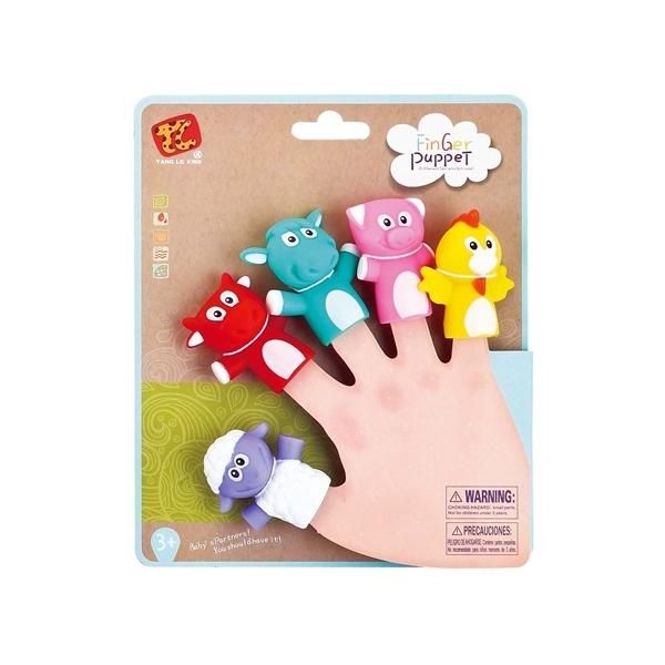 Ujjbáb készlet - háziállatok, 5 db-os