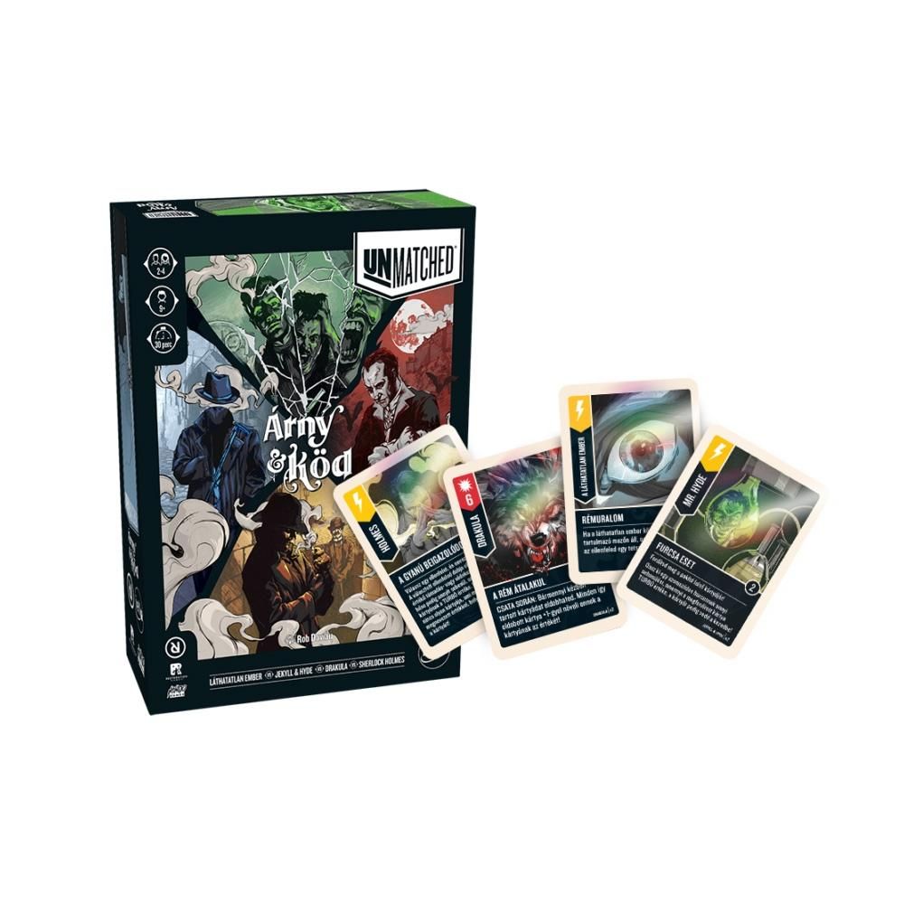 Unmatched: Árny és Köd társasjáték