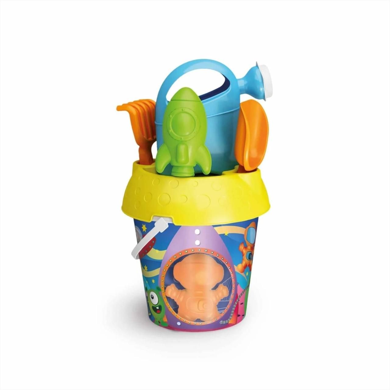 Űrlényes homokozószett locsolókannával