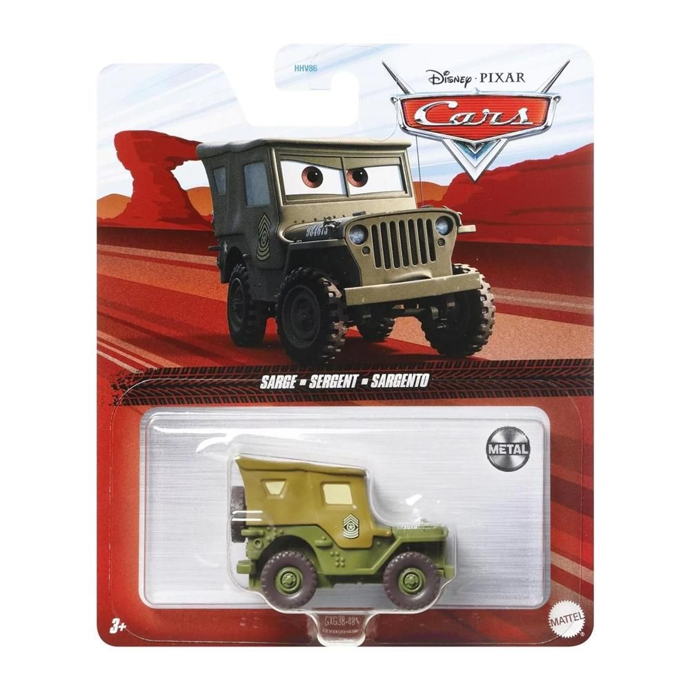 Verdák 3 kisautó - Sergent Karakter (DXV29/GXG38)