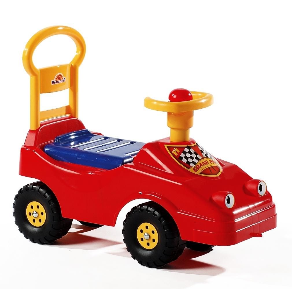 Versenyautó bébitaxi - piros