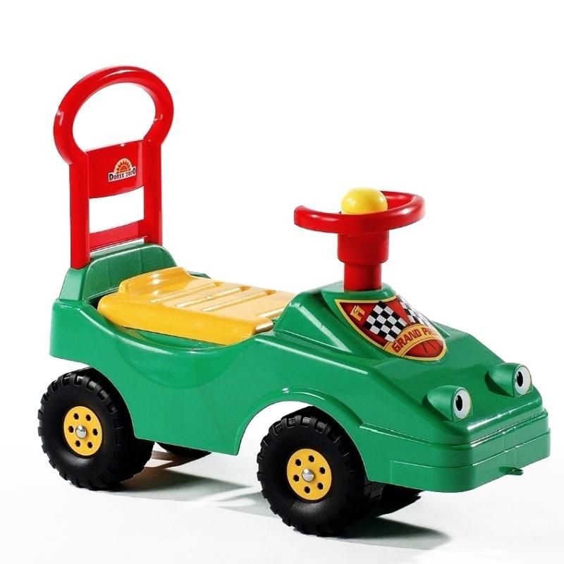 Versenyautó bébitaxi - zöld