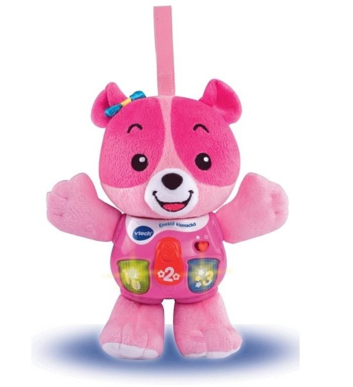 V-tech Éneklő kismackó - rózsaszín - nagy dobozos
