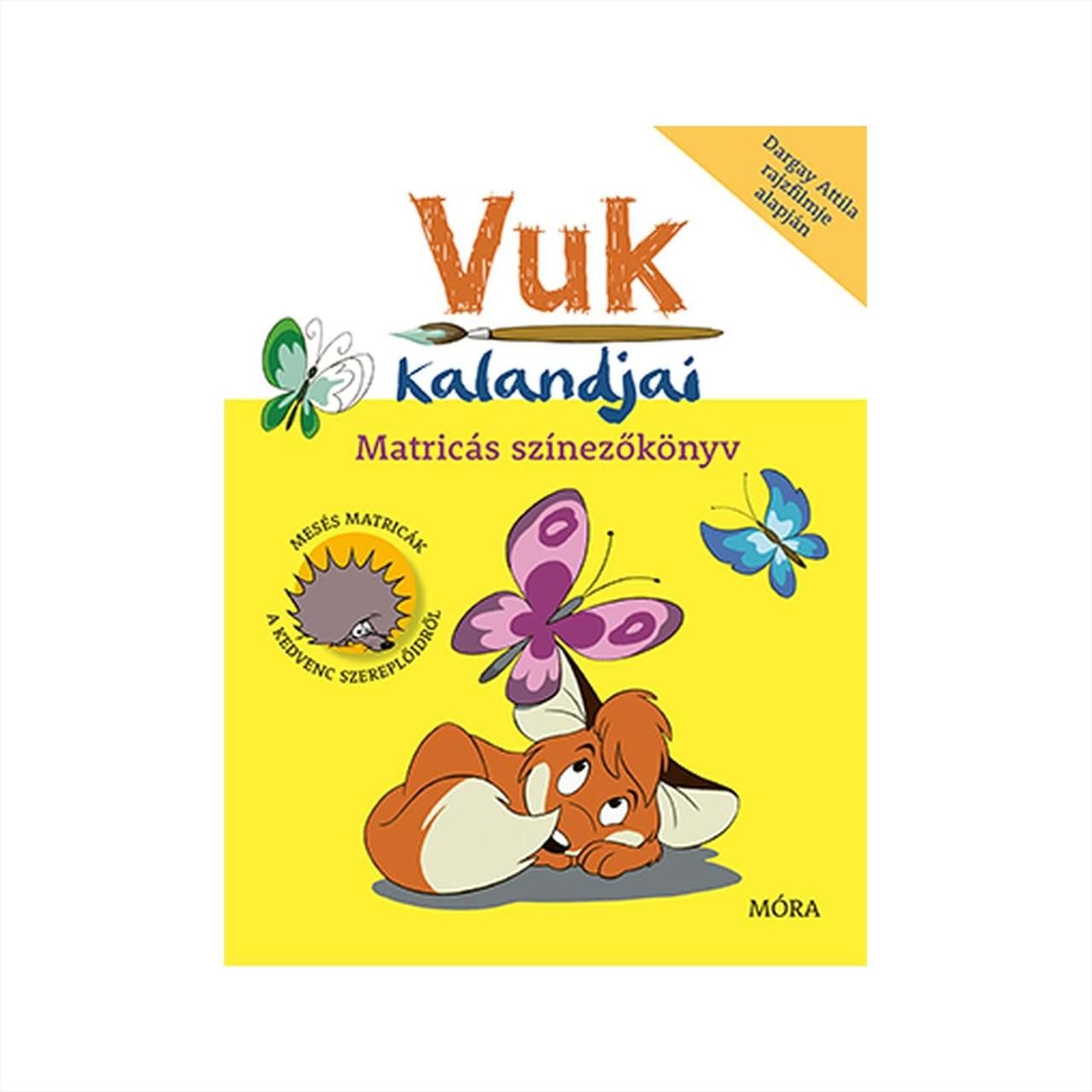 Vuk kalandjai - Matricás színezőkönyv - Dargay Attila rajzfilmje alapján
