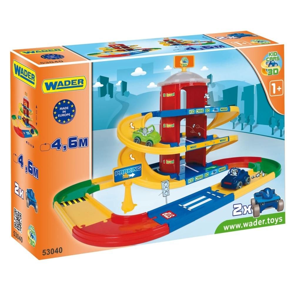 Wader Kid Cars 3D 3 emeletes parkológarázs 4,6 m