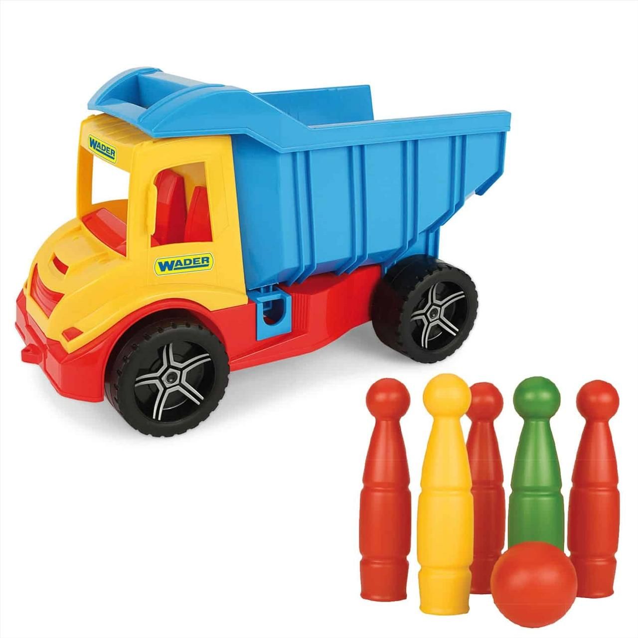 Wader Multi Truck dömper teke készlettel, 38 cm