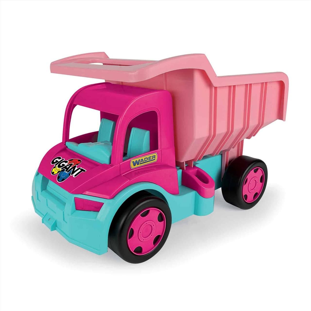 Wader Nagy rózsaszín dömper 55 cm