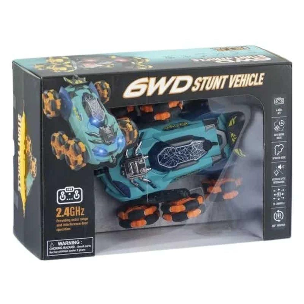 WJ Tech 6WD Stunt Vechicle hatkerekű terepjárgány fényekkel, hangokkal, füst effekttel