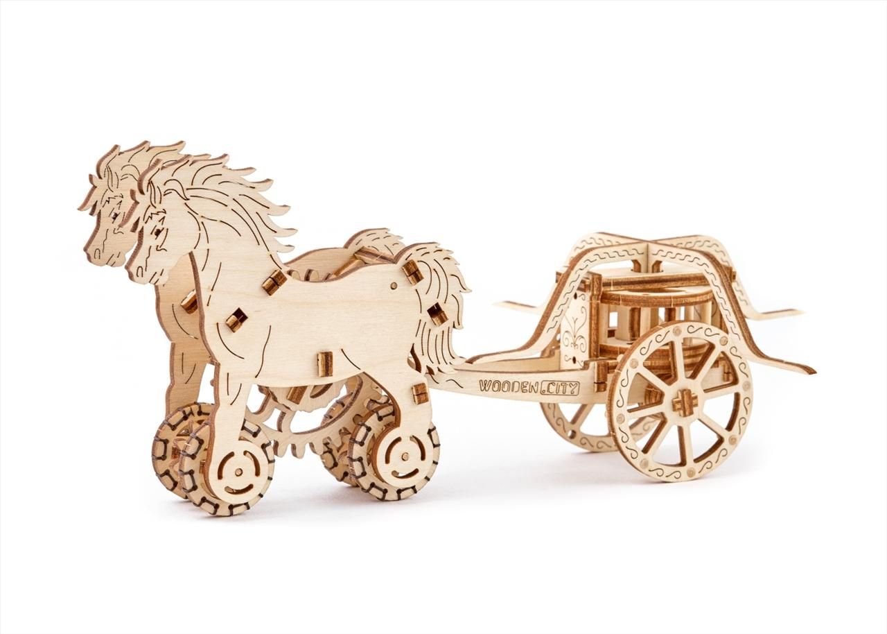 Wooden.City da Vinci sarlós harci szekér