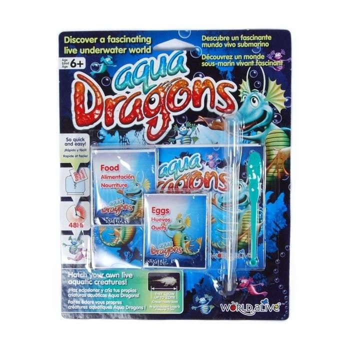 World Alive Aqua Dragons Élőlények pete, eledel