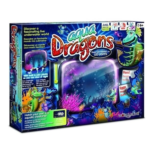 World Alive Aqua Dragons Víz alatti élővilág, LED világítással