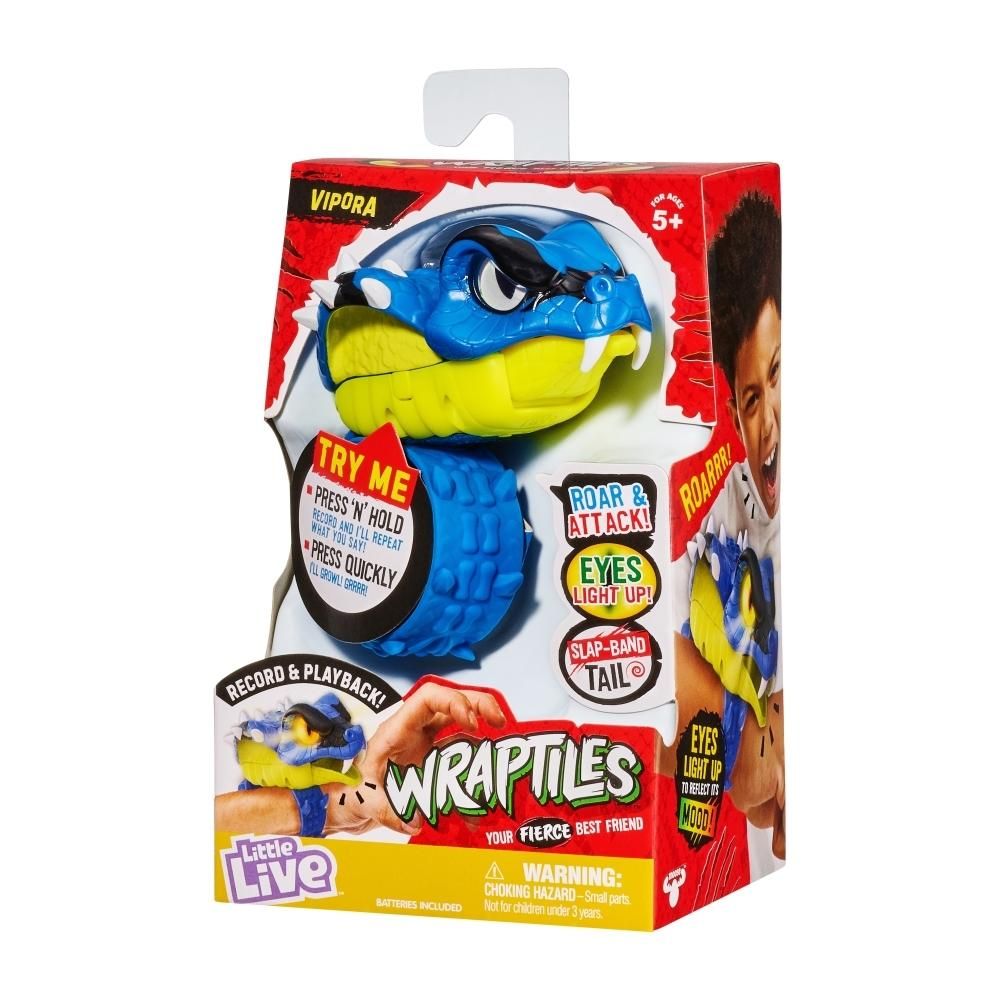Wraptiles Csuklóra rögzíthető interaktív hüllő - Vipora