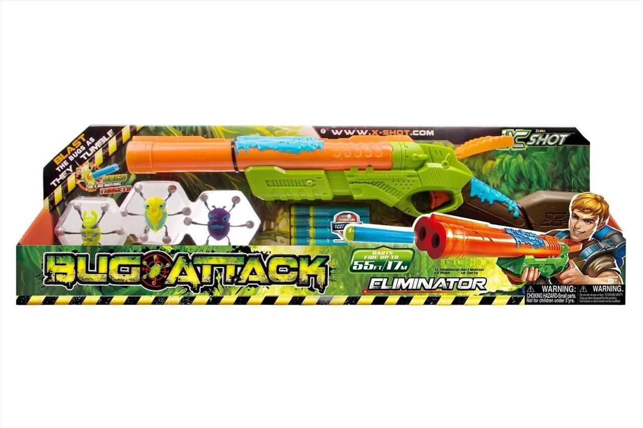 X-Shot Bogártámadás Eliminator duplacsövű szivacslövő fegyver