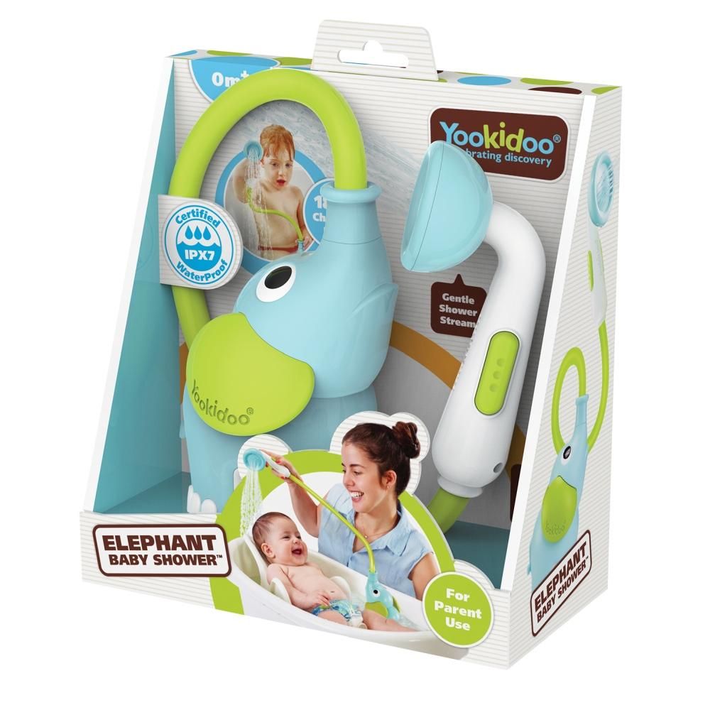 Yookidoo Elefántos babazuhany fürdőjáték, kék