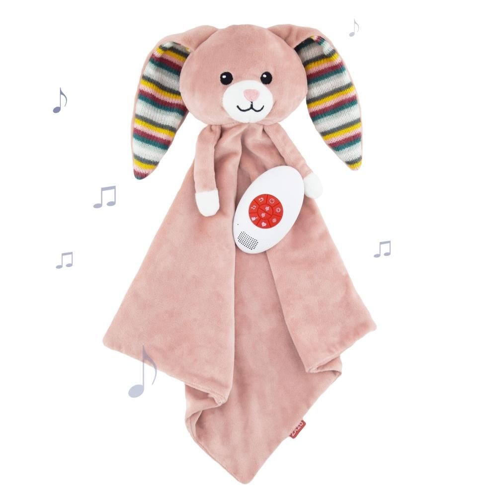 Zazu BECKY nyuszi szundikendő sírásérzékelő hangmodullal