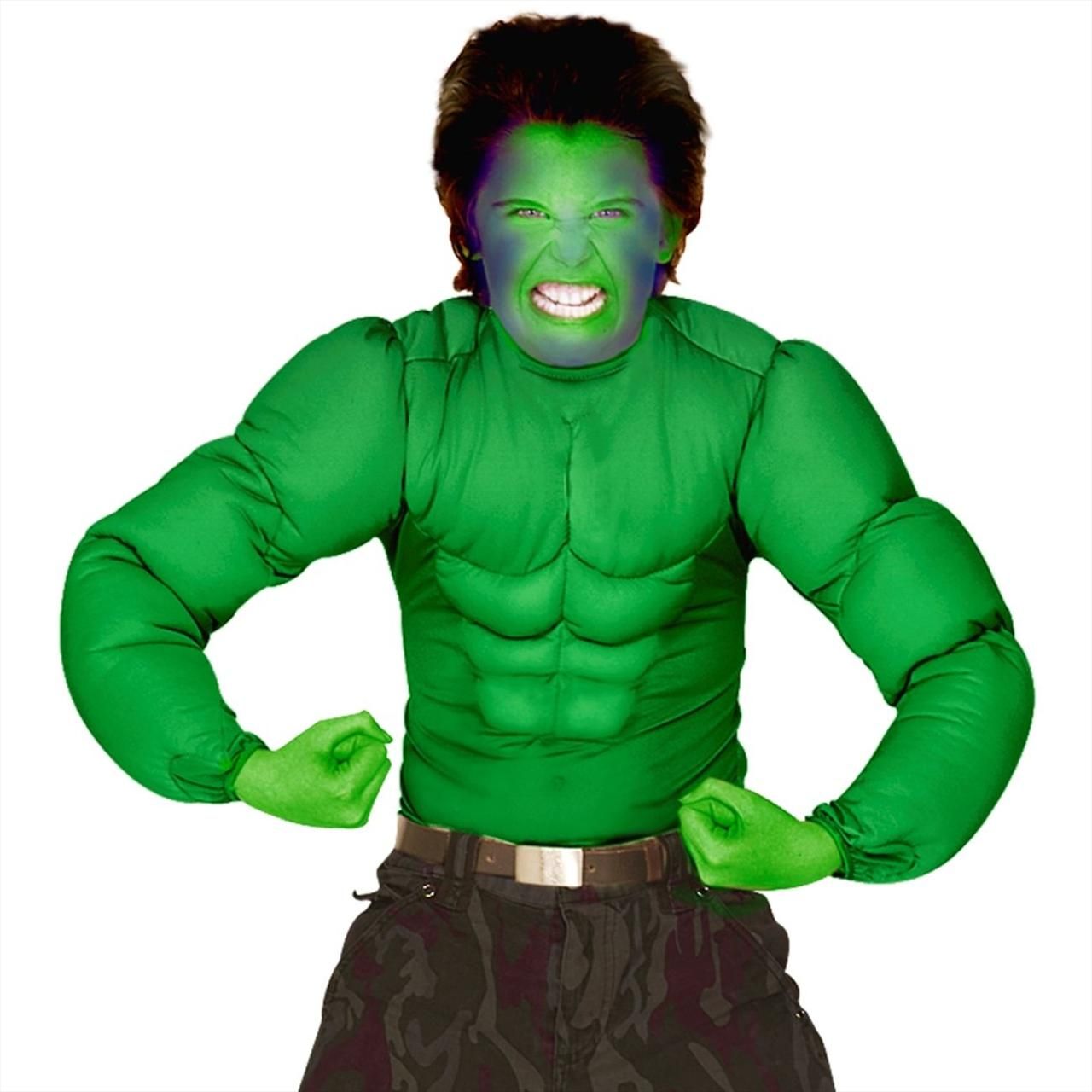 Zöld szuper izom póló, 128 cm