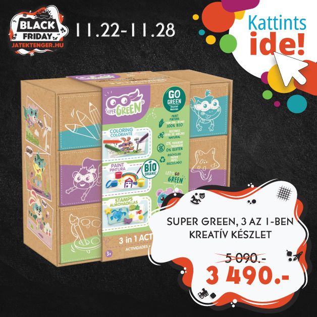SUPER GREEN 3 AZ 1-BEN KREATÍV KÉSZLET