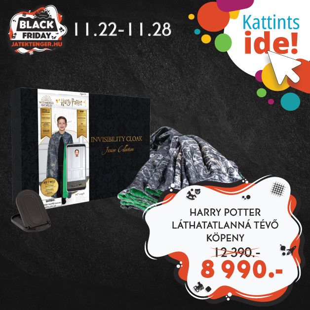 HARRY POTTER LÁTHATATLANNÁ TÉVŐ KÖPENY