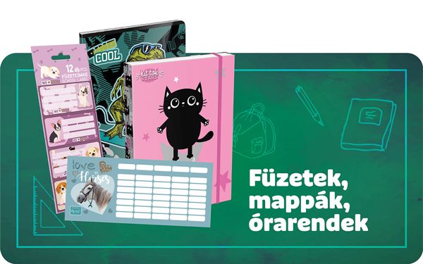 Füzetek, mappák, órarendek a Játéktenger webáruházban Füzetek, mappák, órarendek a Játéktenger webáruházban